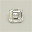 Natural Diamond 0.36 Carats, Asscher with  Cut, E Color, VVS1 Clarity and Certified by GIA