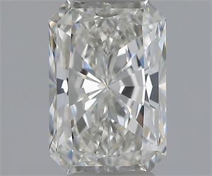 Picture of Natural Diamond 0.53 Carats, Radiant with  Cut, G Color, VVS1 Clarity and Certified by GIA
