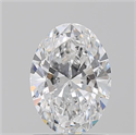 Natural Diamond 1.21 Carats, Oval with  Cut, E Color, SI2 Clarity and Certified by GIA