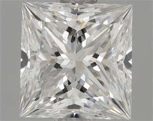 Picture of Natural Diamond 0.80 Carats, Princess with  Cut, G Color, SI2 Clarity and Certified by GIA