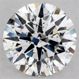 Picture of Natural Diamond 0.40 Carats, Round with Excellent Cut, H Color, SI2 Clarity and Certified by GIA