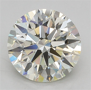 Picture of Lab Grown Diamond 3.06 Carats, Round with Ideal Cut, J Color, VS1 Clarity and Certified by IGI