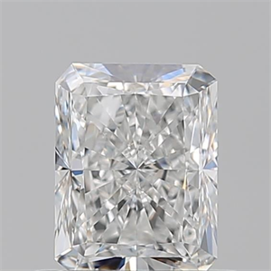 Picture of Natural Diamond 0.70 Carats, Radiant with  Cut, F Color, VS1 Clarity and Certified by GIA