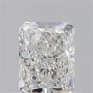 Picture of Natural Diamond 0.70 Carats, Radiant with  Cut, F Color, VS1 Clarity and Certified by GIA