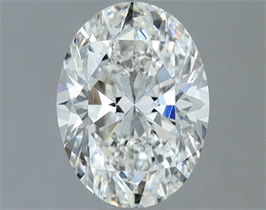 Picture of Natural Diamond 1.40 Carats, Oval with  Cut, H Color, SI2 Clarity and Certified by GIA