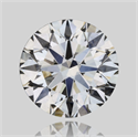 Natural Diamond 0.70 Carats, Round with Excellent Cut, E Color, VVS1 Clarity and Certified by GIA