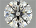 Natural Diamond 0.90 Carats, Round with Excellent Cut, H Color, SI1 Clarity and Certified by GIA