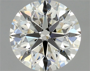 Picture of Natural Diamond 0.90 Carats, Round with Excellent Cut, H Color, SI1 Clarity and Certified by GIA