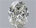 Natural Diamond 1.71 Carats, Oval with  Cut, J Color, VVS1 Clarity and Certified by GIA