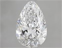 Diamante Natural 1.01 quilates, De pera , Color D, claridad SI1 y certificado GIA