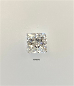 Foto Diamante Natural 1.00 quilates, Princesa , Color H, claridad VS2 y certificado GIA de