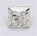 Diamante Natural 2.02 quilates, Princesa , Color K, claridad SI2 y certificado HRD