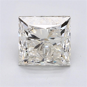 Foto Diamante Natural 2.02 quilates, Princesa , Color K, claridad SI2 y certificado HRD de