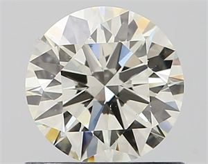 Picture of Natural Diamond 0.70 Carats, Round with Excellent Cut, J Color, VS2 Clarity and Certified by IGI