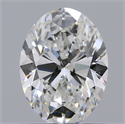 Diamante Natural 0.76 quilates, Ovalado , Color F, claridad VS1 y certificado GIA