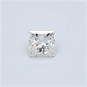 Natural Diamond 0.23 Carats, Princess with  Cut, J Color, VVS2 Clarity and Certified by GIA