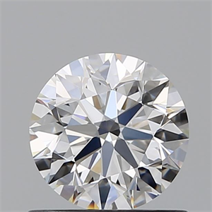 Picture of Natural Diamond 0.77 Carats, Round with Excellent Cut, F Color, VVS1 Clarity and Certified by GIA