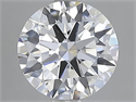Lab Grown Diamond 1.73 Carats, Round with Ideal Cut, D Color, IF Clarity and Certified by IGI