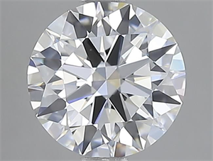 Picture of Lab Grown Diamond 1.73 Carats, Round with Ideal Cut, D Color, IF Clarity and Certified by IGI
