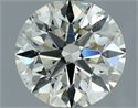 Diamante Natural 0.71 quilates, Redondo , Color J, claridad SI1 y certificado IGI