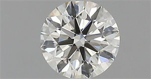 Picture of Natural Diamond 0.52 Carats, Round with Excellent Cut, I Color, IF Clarity and Certified by IGI