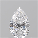 Diamante Natural 0.51 quilates, De pera , Color D, claridad VVS2 y certificado GIA