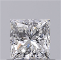 Natural Diamond 0.60 Carats, Princess with  Cut, F Color, VS1 Clarity and Certified by GIA
