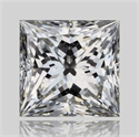 Natural Diamond 1.01 Carats, Princess with  Cut, H Color, VVS2 Clarity and Certified by GIA