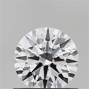 Picture of Lab Grown Diamond 0.72 Carats, Round with Ideal Cut, D Color, VVS2 Clarity and Certified by IGI