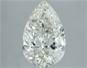 Natural Diamond 4.52 Carats, Pear with  Cut, I Color, SI2 Clarity and Certified by IGI