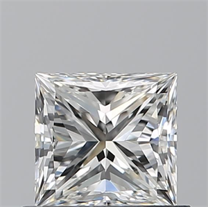 Picture of Natural Diamond 0.70 Carats, Princess with  Cut, G Color, VVS1 Clarity and Certified by GIA