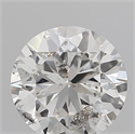 Diamante Natural 0.70 quilates, Redondo , Color F, claridad SI2 y certificado IGI