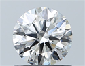 Natural Diamond 0.71 Carats, Round with Excellent Cut, I Color, IF Clarity and Certified by GIA