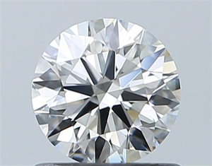 Picture of Natural Diamond 0.71 Carats, Round with Excellent Cut, I Color, IF Clarity and Certified by GIA