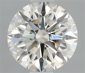Picture of Natural Diamond 0.90 Carats, Round with Excellent Cut, I Color, SI1 Clarity and Certified by IGI