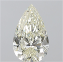 Natural Diamond 2.01 Carats, Pear with  Cut, J Color, SI1 Clarity and Certified by IGI