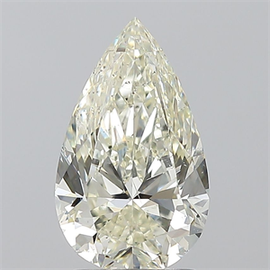 Picture of Natural Diamond 2.01 Carats, Pear with  Cut, J Color, SI1 Clarity and Certified by IGI