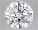 Lab Grown Diamond 5.55 Carats, Round with Ideal Cut, E Color, VS1 Clarity and Certified by IGI