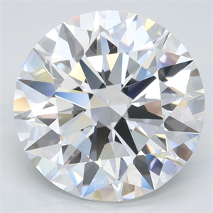 Picture of Lab Grown Diamond 4.02 Carats, Round with Ideal Cut, D Color, IF Clarity and Certified by IGI