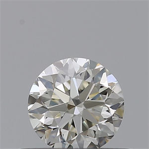 Picture of Natural Diamond 0.40 Carats, Round with Very Good Cut, H Color, VVS1 Clarity and Certified by IGI