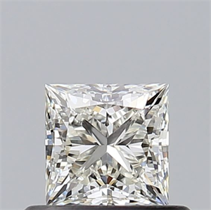 Foto Diamante Natural 0.50 quilates, Princesa , Color J, claridad VVS1 y certificado GIA de