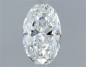 Picture of Natural Diamond 0.42 Carats, Oval with  Cut, F Color, SI1 Clarity and Certified by GIA