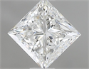Natural Diamond 0.92 Carats, Princess with  Cut, F Color, VVS1 Clarity and Certified by IGI