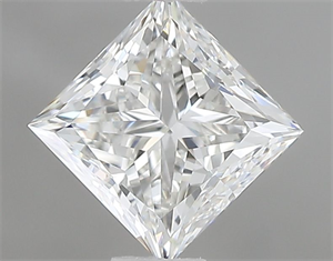 Foto Diamante Natural 0.92 quilates, Princesa , Color F, claridad VVS1 y certificado IGI de