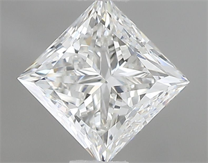 Picture of Natural Diamond 0.92 Carats, Princess with  Cut, F Color, VVS1 Clarity and Certified by IGI