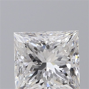Picture of Natural Diamond 0.80 Carats, Princess with  Cut, D Color, SI1 Clarity and Certified by GIA