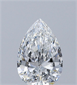 Diamante Natural 0.60 quilates, De pera , Color E, claridad VS1 y certificado GIA