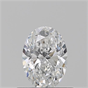 Natural Diamond 0.51 Carats, Oval with  Cut, E Color, VS2 Clarity and Certified by GIA