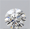 Diamante Natural 0.46 quilates, Redondo , Color H, claridad VVS2 y certificado GIA