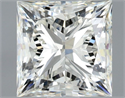 Natural Diamond 1.03 Carats, Princess with  Cut, I Color, SI1 Clarity and Certified by GIA